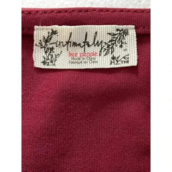 Intimately by Free People Must be love bodysuit wine size S - Picture 3 of 10